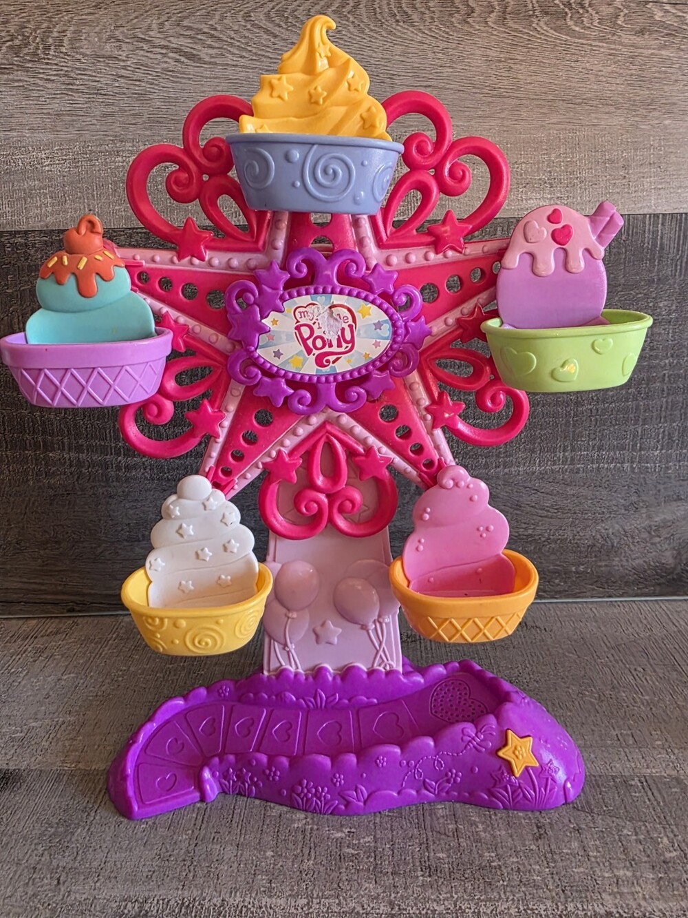 2009 My Little Pony Musical Ice Cream Ferris Wheel With Sounds & Motion g45